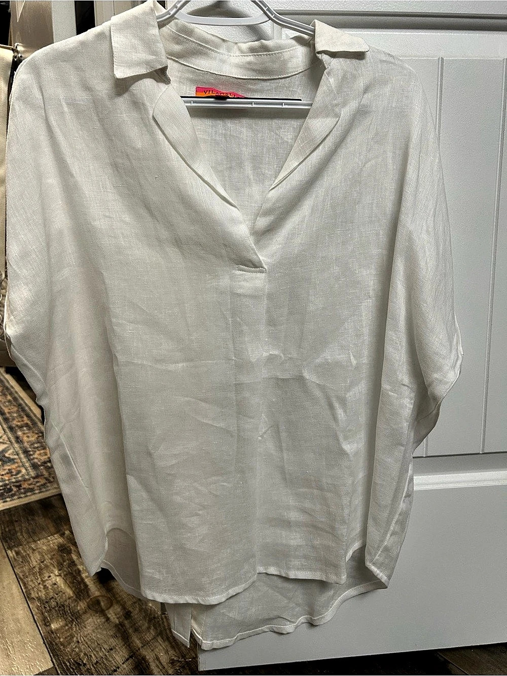VILLAGALLO White Blouse Size 44 Like New